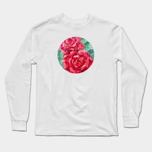 Roses- Acrylic painting Long Sleeve T-Shirt